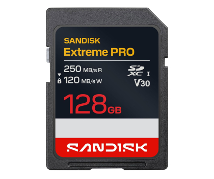Karta pamięci Sandisk 128GB SDXC Extreme Pro UHS-I 250/120 MB/s